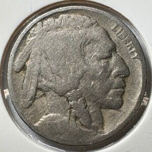 1916 Buffalo Nickel Five Cents Coin Liberty Head Indian Head US